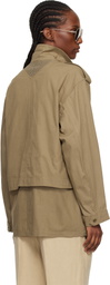 Isabel Marant Brown Beriza Cotton Canvas Jacket
