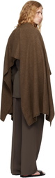 RAINMAKER KYOTO Brown Stole Poncho