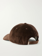 Aimé Leon Dore - St. George Logo-Embroidered Cotton-Dobby Corduroy Cap - Brown