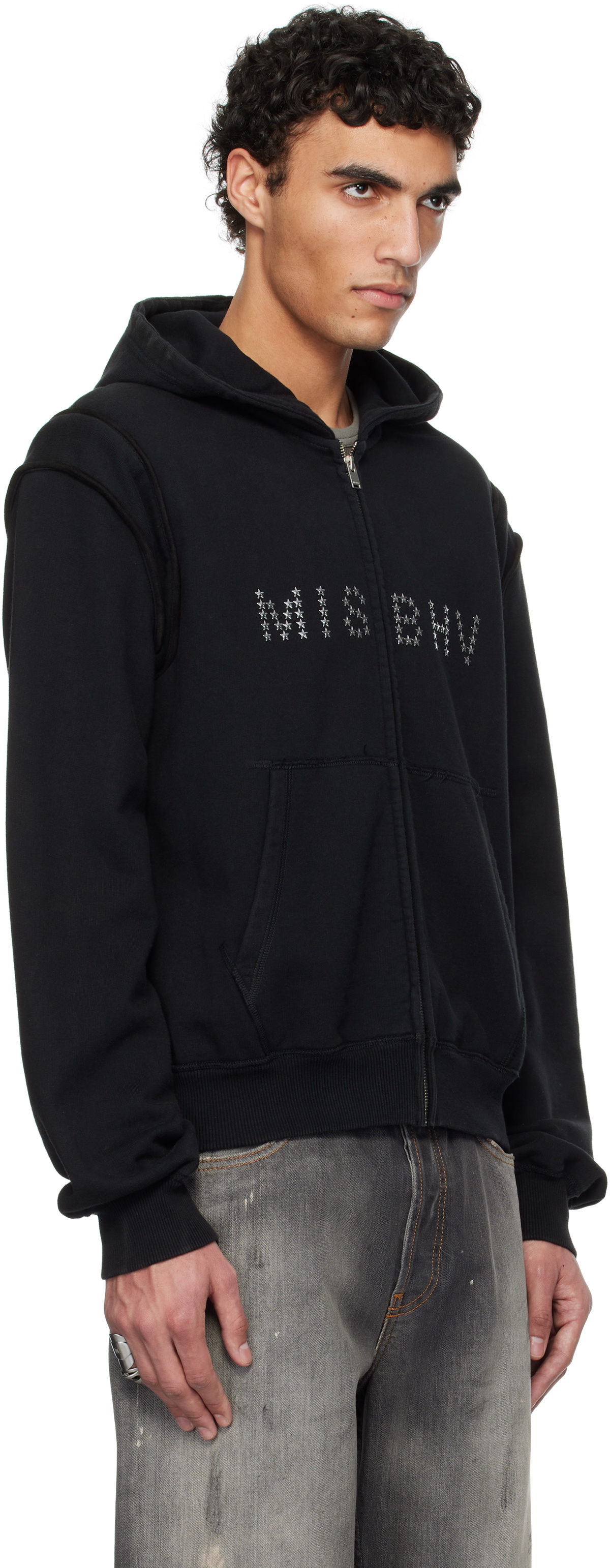 MISBHV Black Star Teddy Hoodie