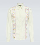 Acne Studios - Embroidered cotton shirt