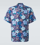 Vilebrequin Charli floral silk bowling shirt