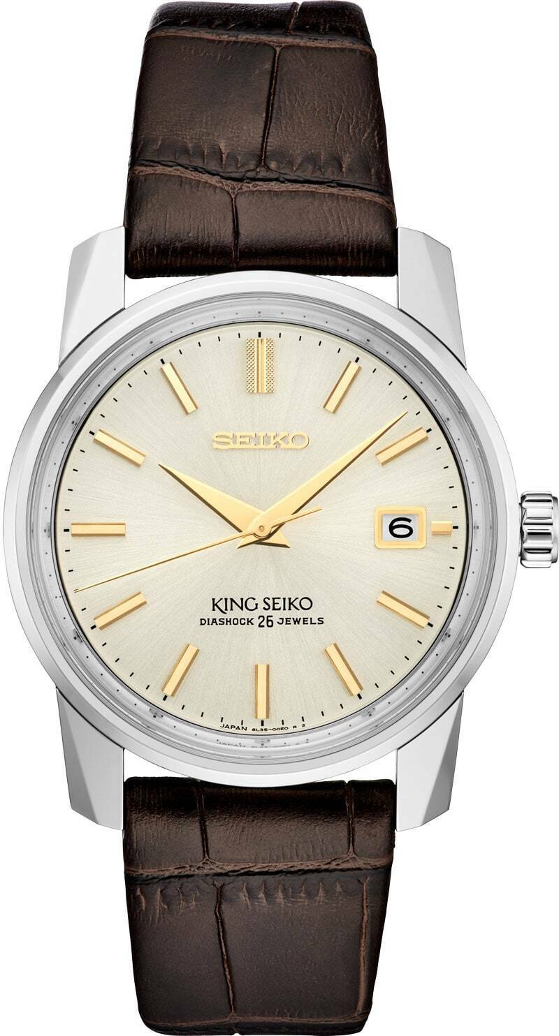 Seiko Luxe King Seiko Automatic Champagne Dial Unisex Watch SJE087