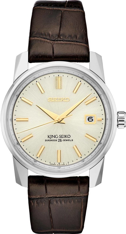 Photo: Seiko Luxe King Seiko Automatic Champagne Dial Unisex Watch SJE087