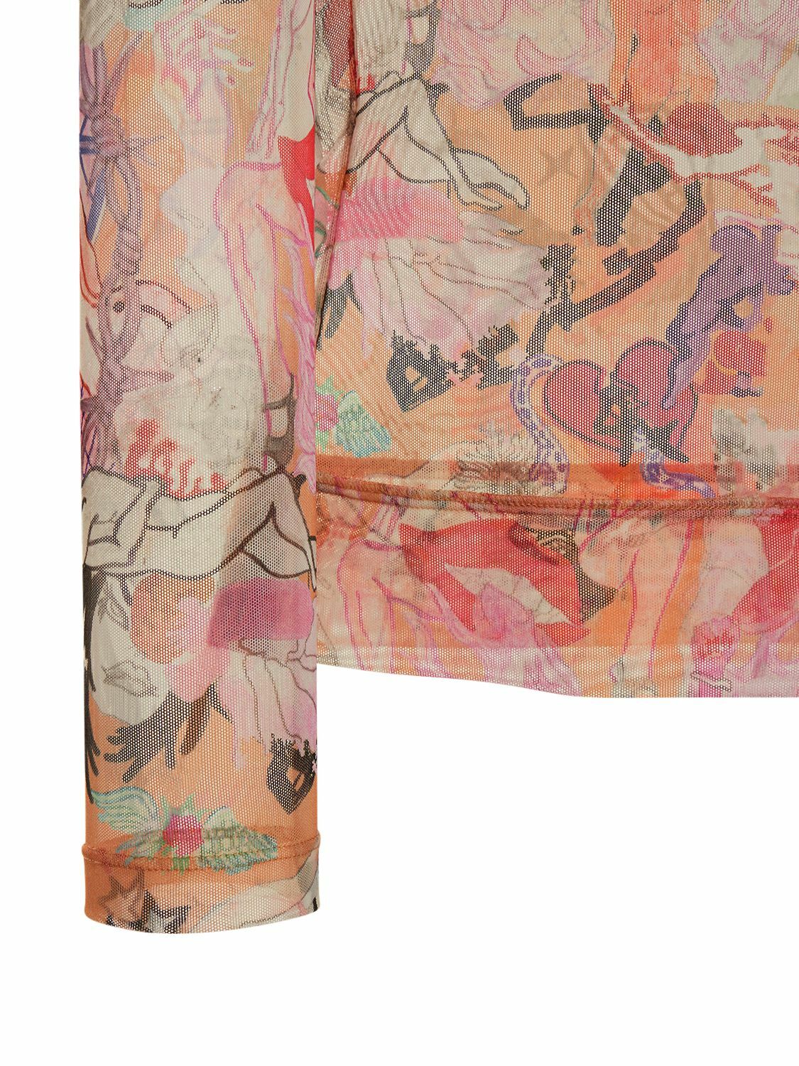 MARCO RAMBALDI Second Skin Printed Mesh Top