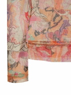 MARCO RAMBALDI Second Skin Printed Mesh Top