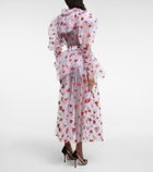 Rodarte - Glittered tulle maxi skirt
