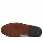 Bass Weejuns Men's Larson Weave Loafer in Black Leather Mono
