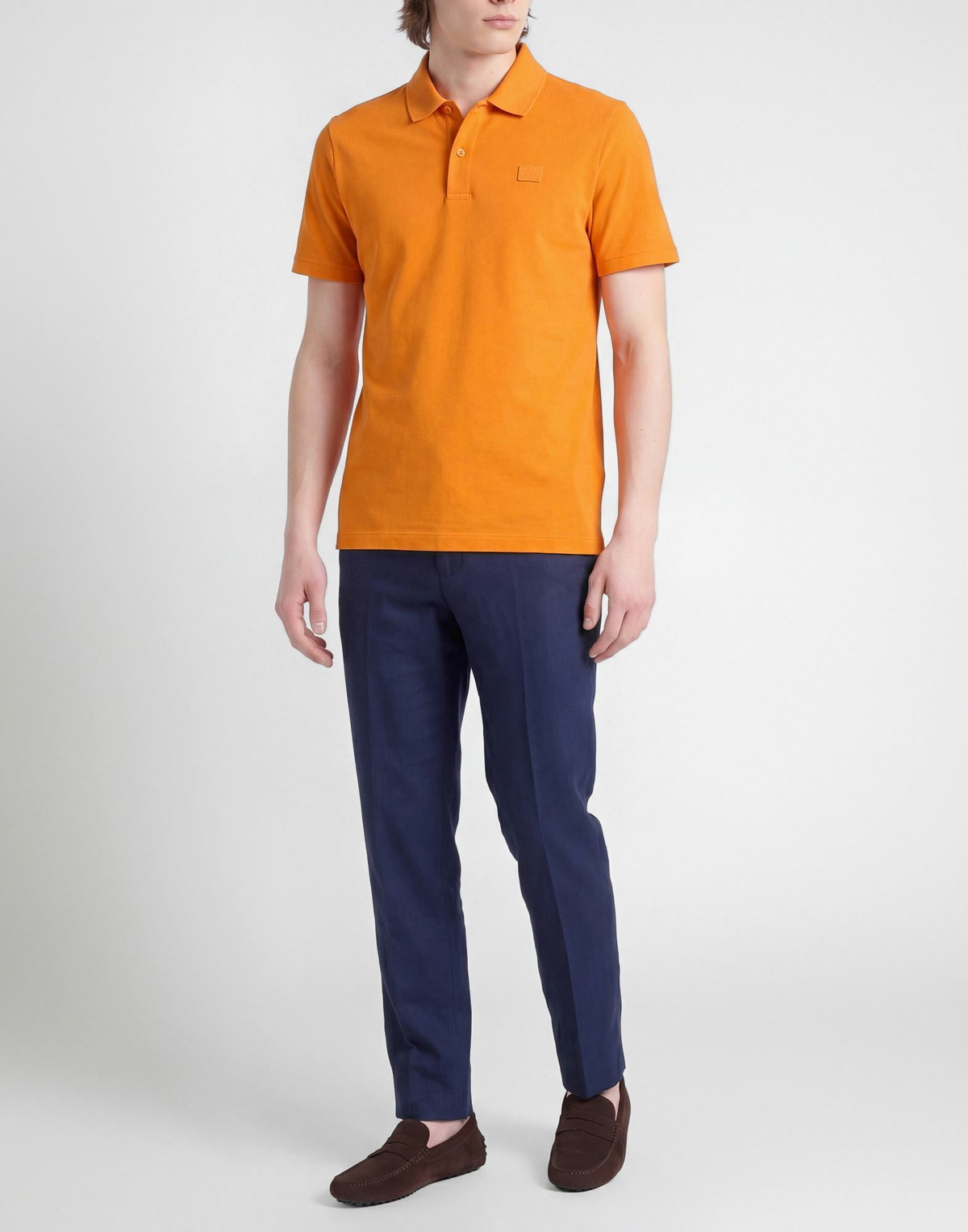 Paul & Shark Mens Polo shirt in Orange