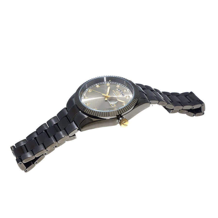 Oniss ONZ3881 Black Dial Mens Watch ON3881-IPBB