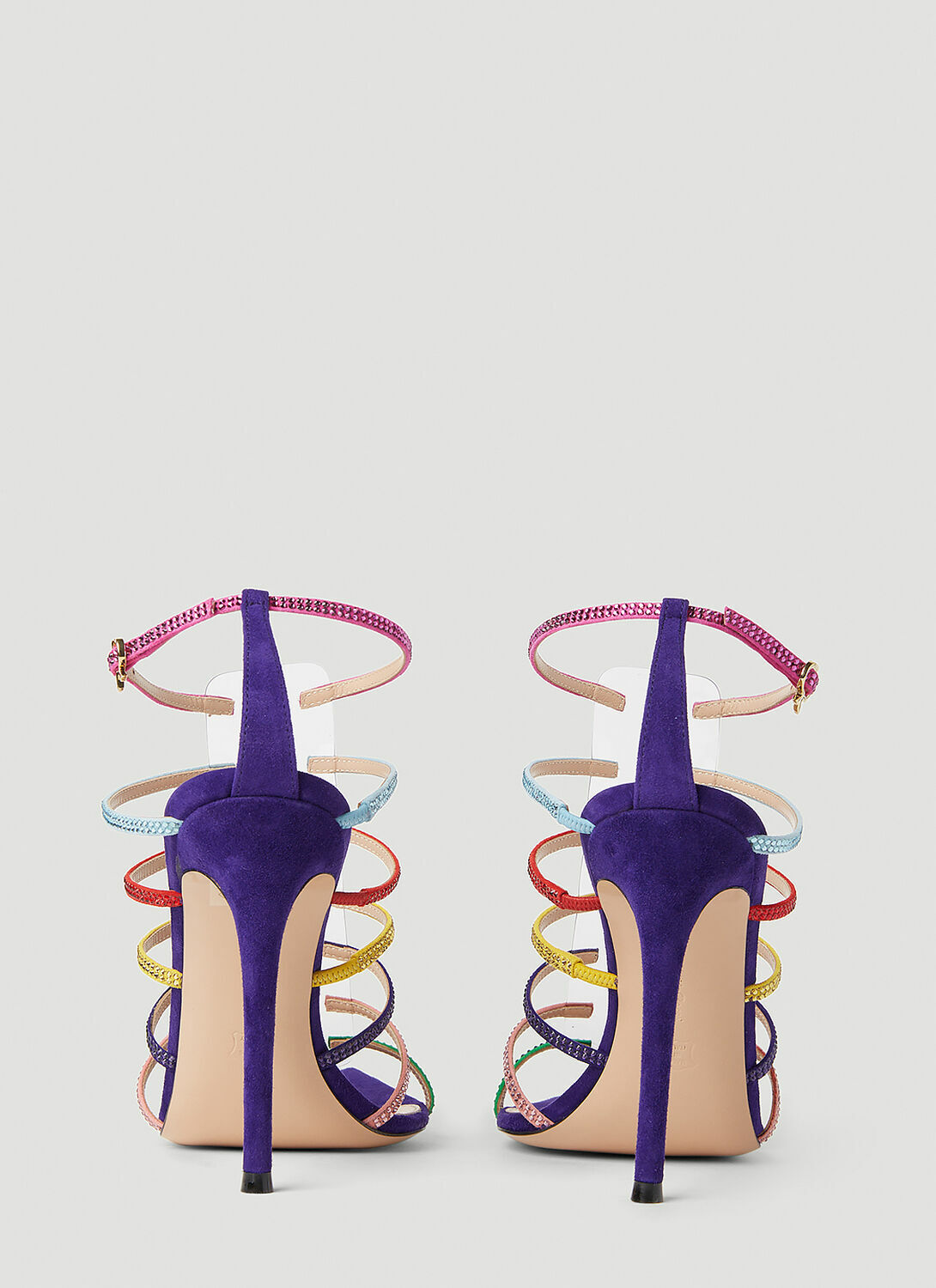 Gianvito Rossi Crystal Embellished High Heel Sandals