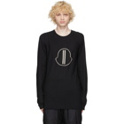 Rick Owens Black Moncler Edition Logo Long Sleeve T-Shirt