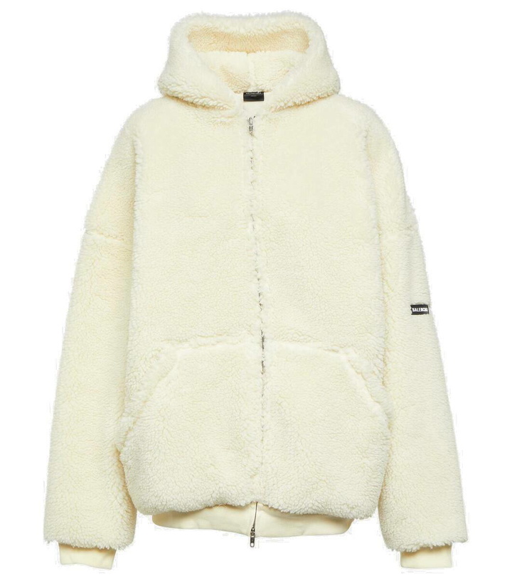 Photo: Balenciaga Outerwear faux-shearling hoodie