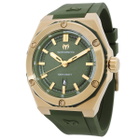TechnoMarine Coral Quartz Olive Green Dial Mens Watch TM-416070