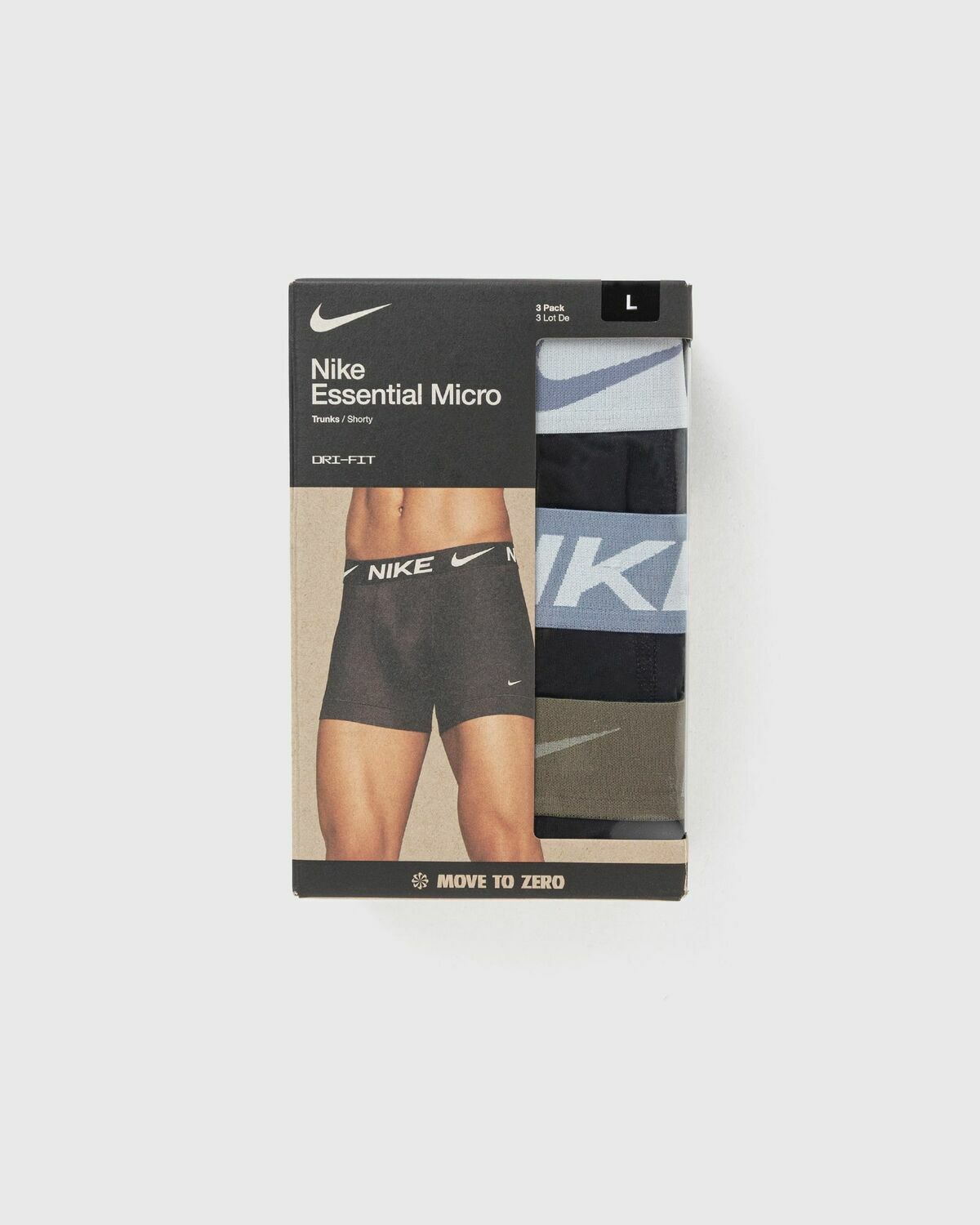 Nike ESSENTIAL MICRO TRUNK 3PK Black Mens Boxers & Brief
