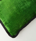 Les-Ottomans Silk velvet cushion