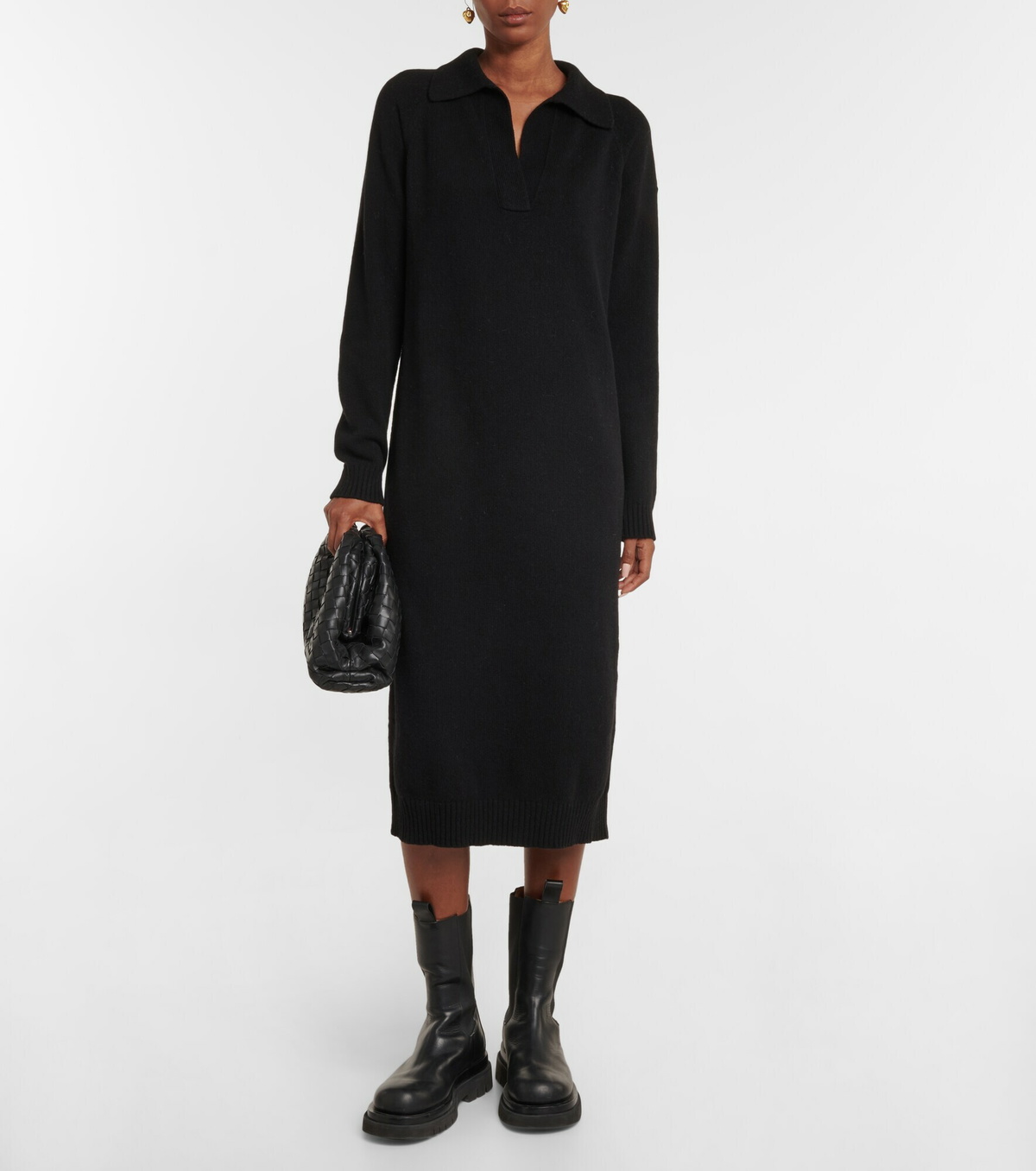 Moncler - Cashmere-blend midi dress Moncler