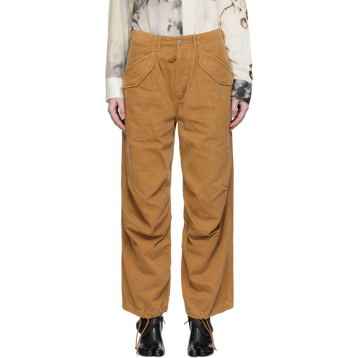 R13 Tan Military Trousers