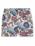 Kardo - Olbia Straight-Leg Floral-Print Cotton Drawstring Shorts - Pink