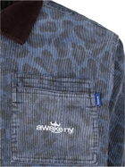 Awake NY Leopard Print Work Jacket