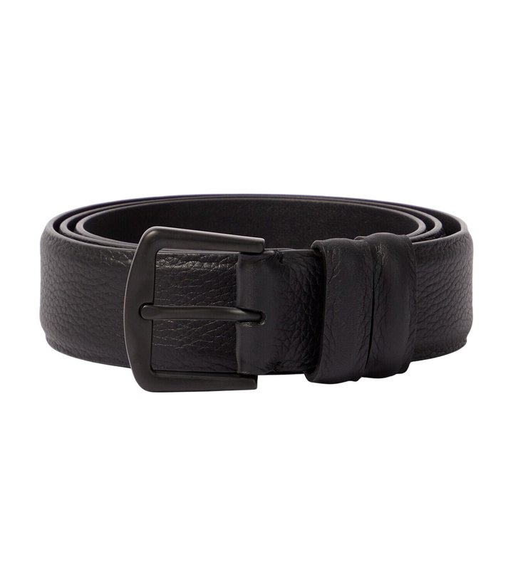 Photo: Loro Piana Alsavel leather belt