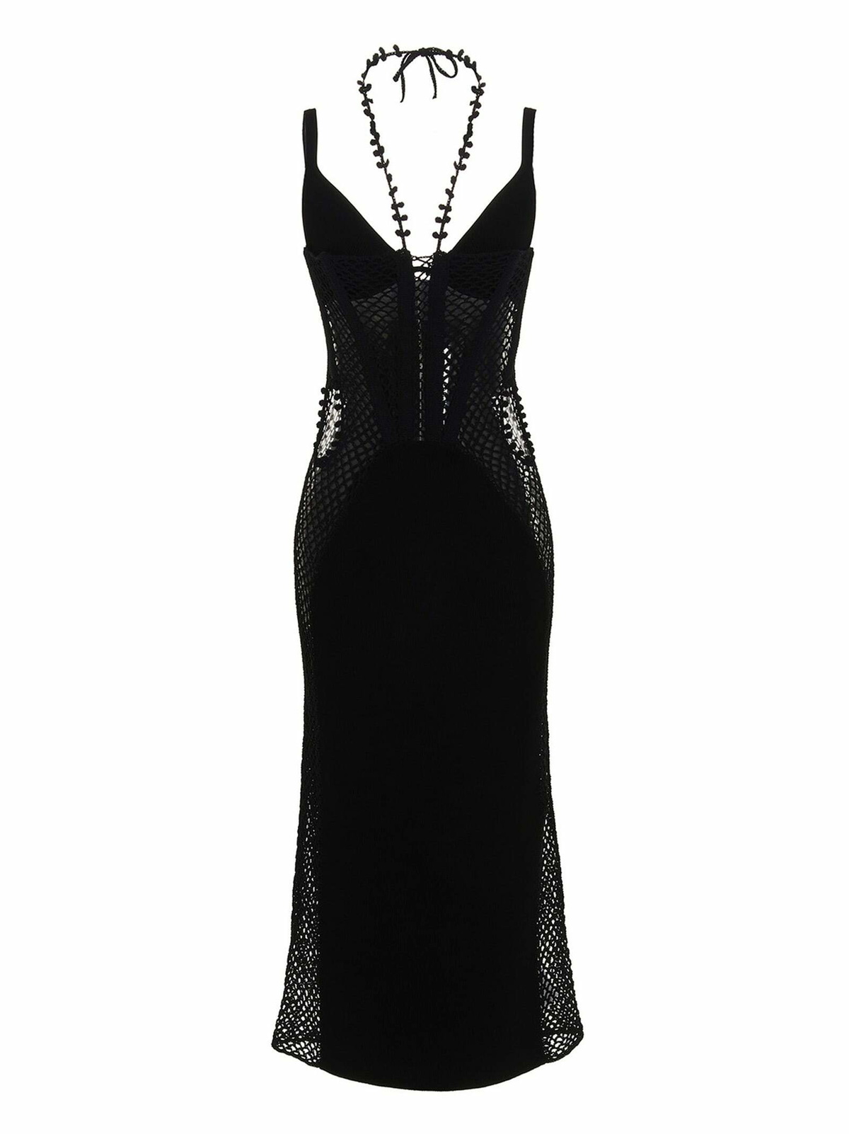 ワンピース DION LEE Black Viscose Blend One-Shoulder Dress Dion Lee Black Viscose Blend One-shoulder Dress Dion Lee