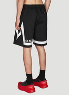 Logo Track Shorts in Black