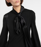 Loewe - Lavaliere satin dress