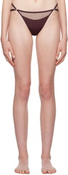 Nensi Dojaka Purple Calvin Klein Edition Bikini Briefs