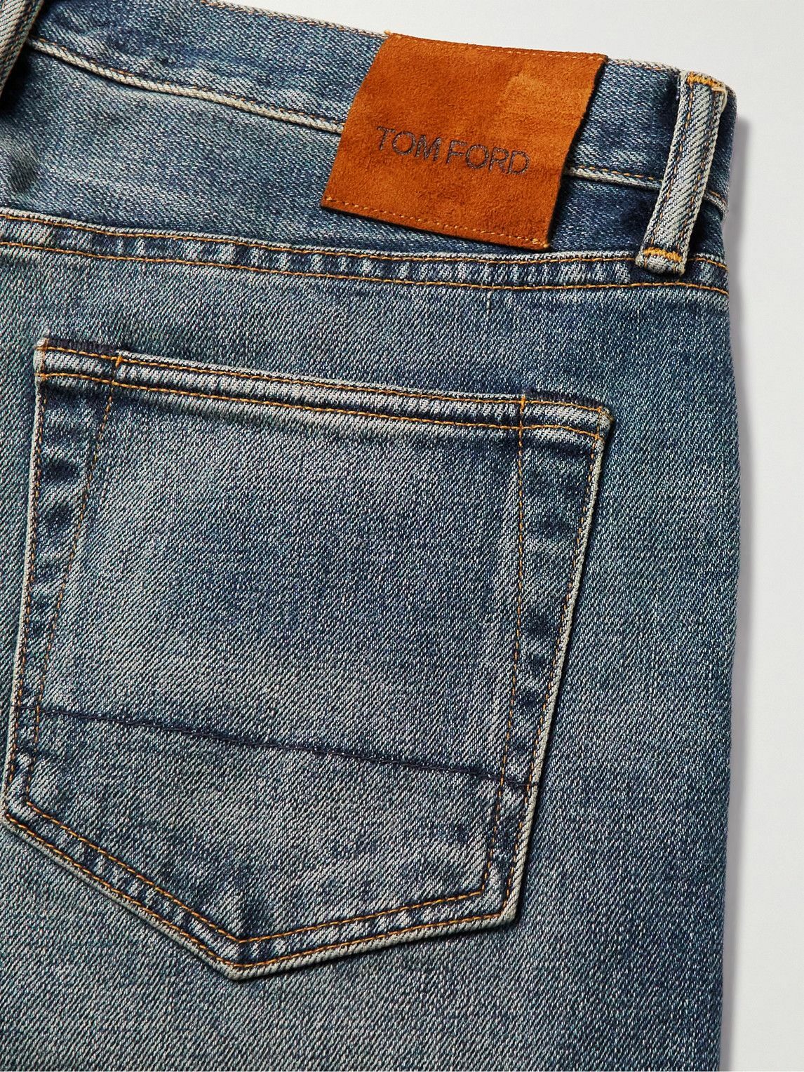 TOM FORD - Slim-Fit Selvedge Jeans - Blue TOM FORD