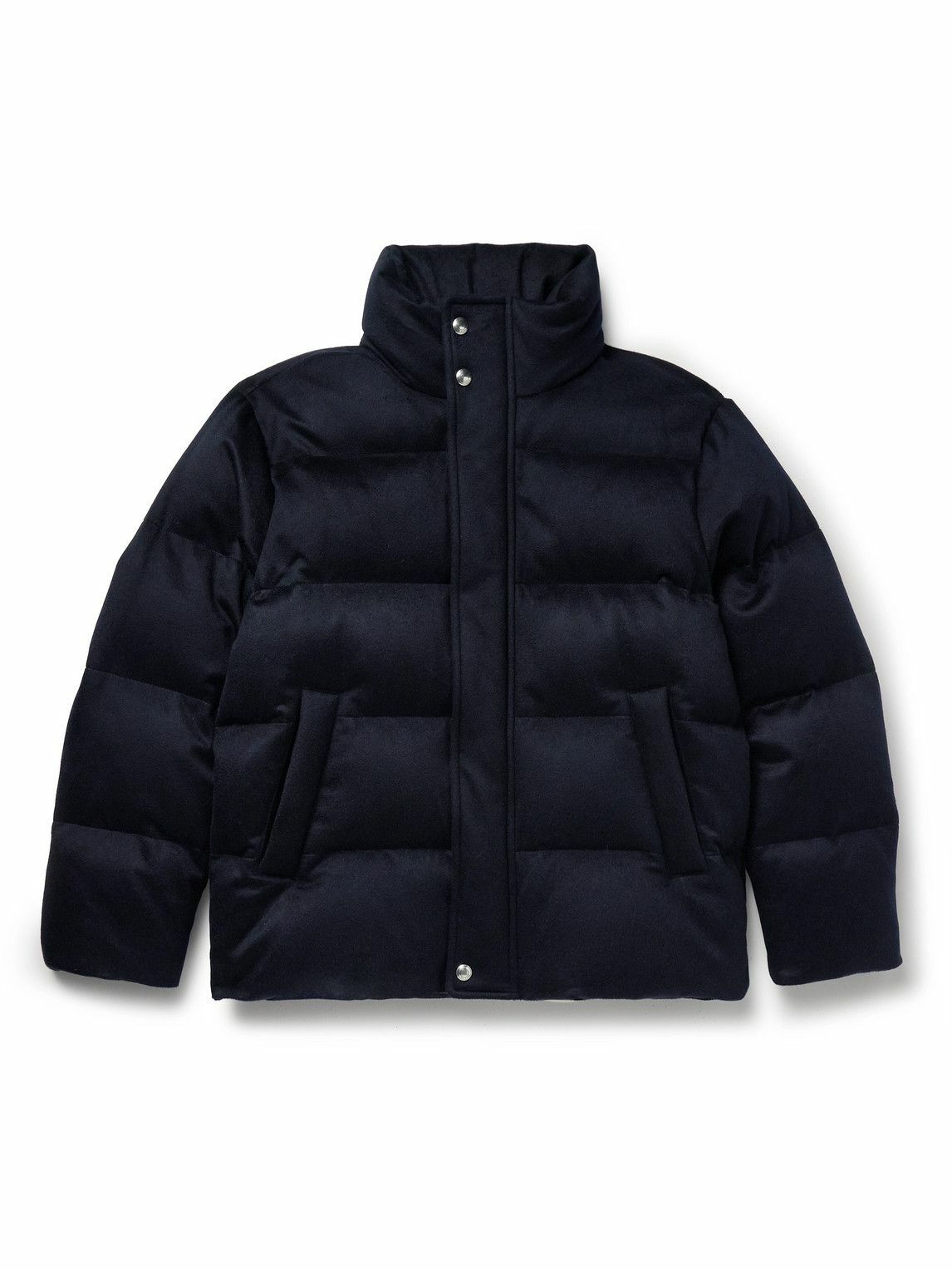 Loro Piana - Giulio Quilted Storm System® Cashmere Down Jacket - Blue