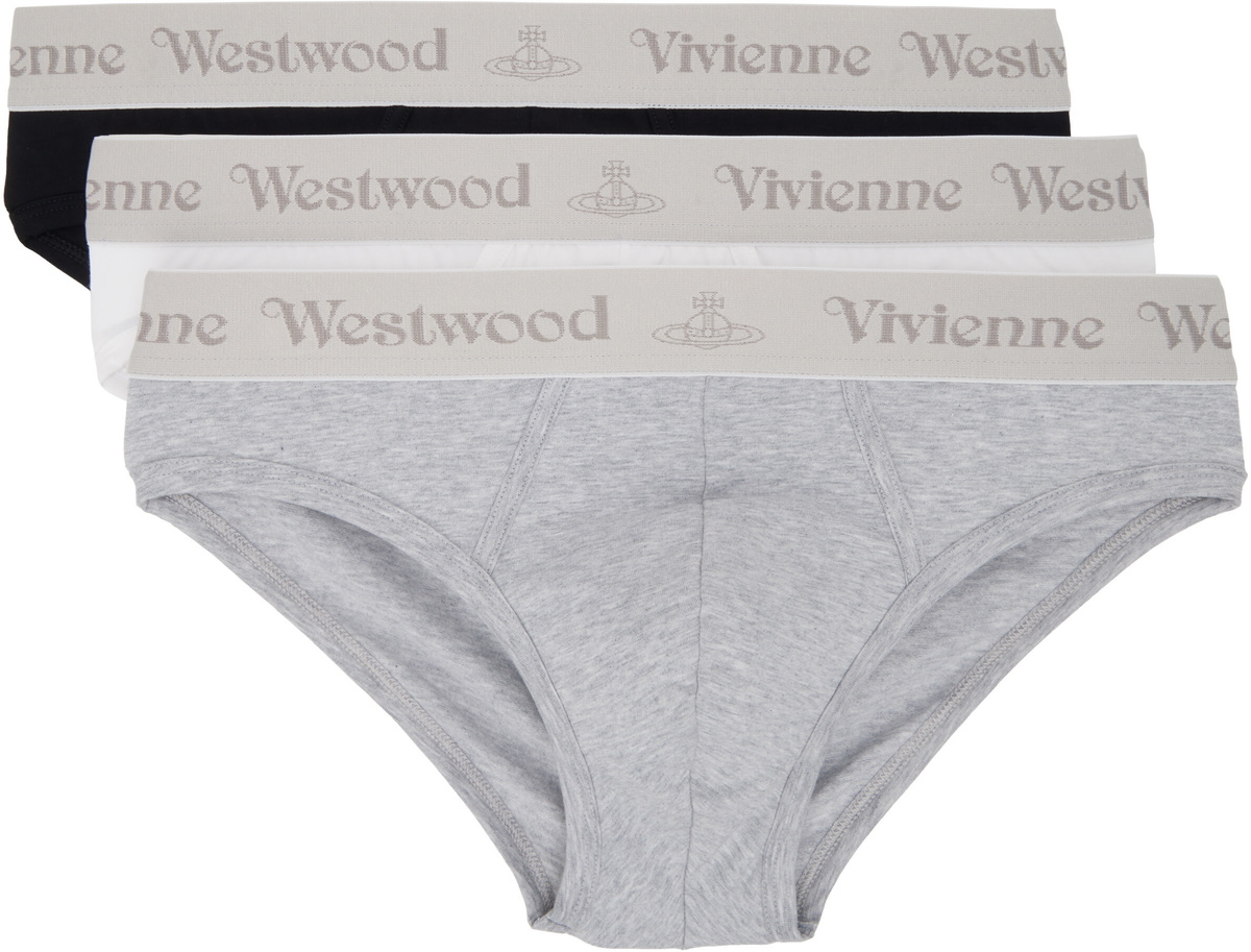 Vivienne Westwood Three-Pack Multicolor Slip Band Briefs