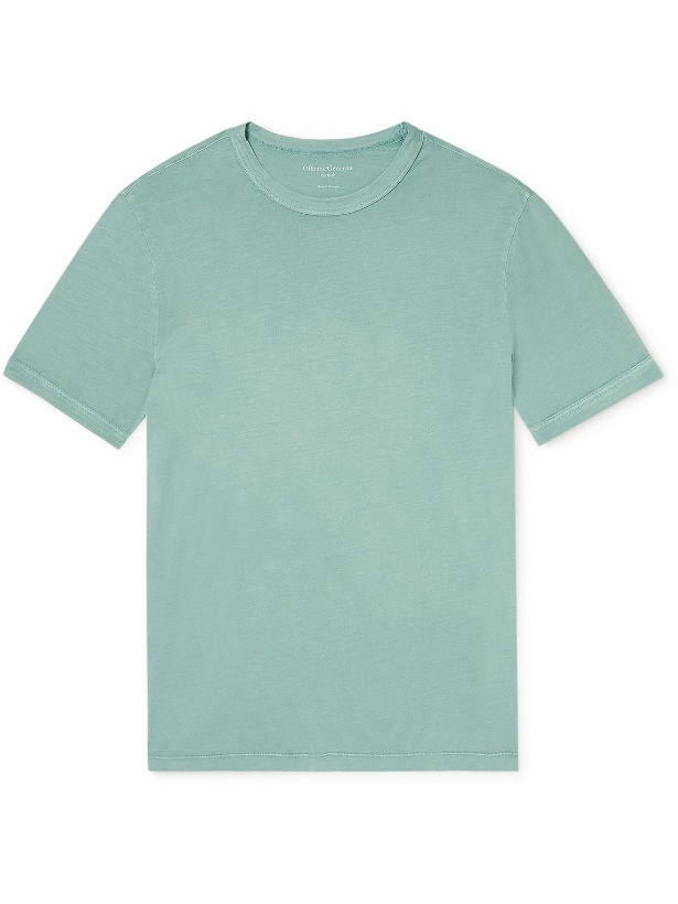 Photo: Officine Générale - Lyocell and Cotton-Blend T-Shirt - Blue