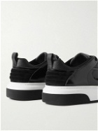 FERRAGAMO - Suede and Leather Sneakers - Black
