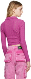 AGR Pink Zip Shirt