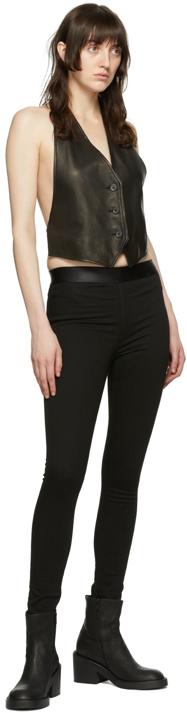 Ann Demeulemeester Black Ellen Leggings