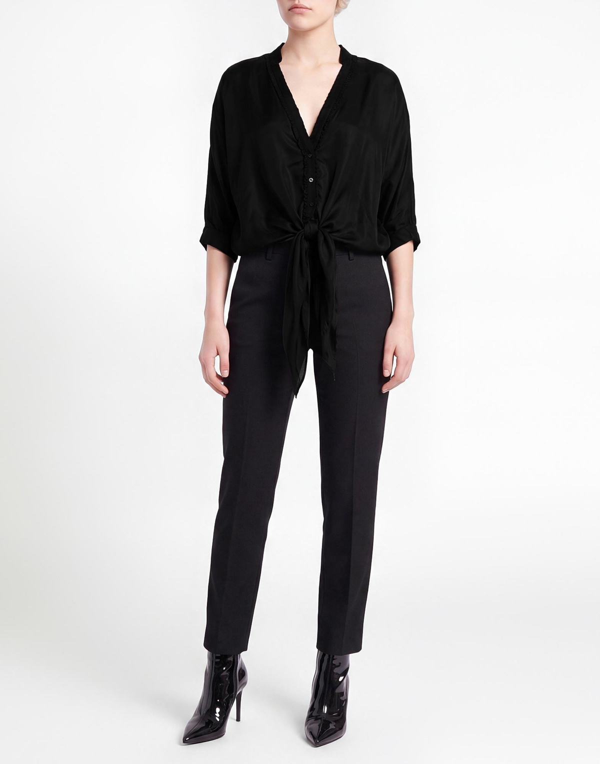 Poupette St Barth Womens Shirt in Black