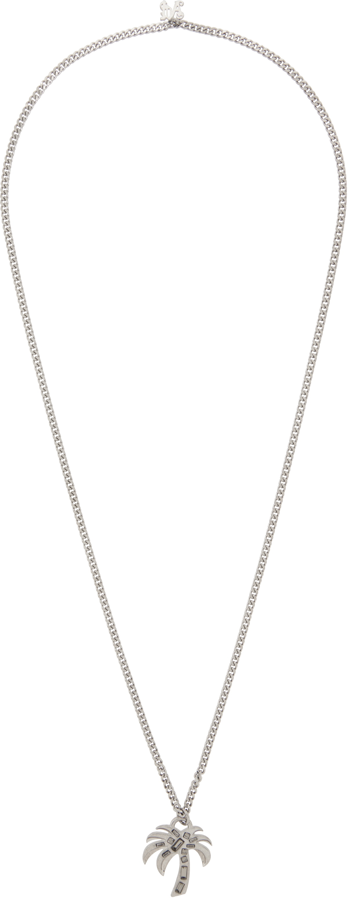 Palm Angels Silver Palm Necklace