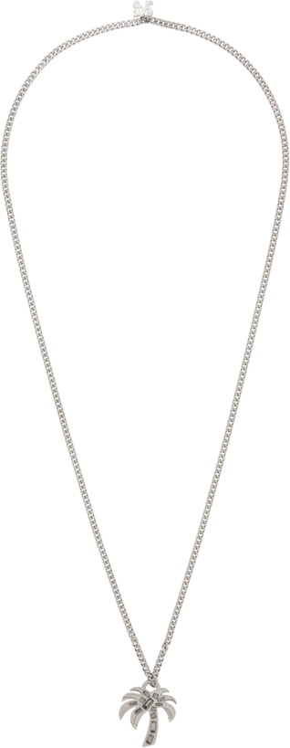 Photo: Palm Angels Silver Palm Necklace