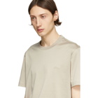 Brioni Beige Logo T-Shirt