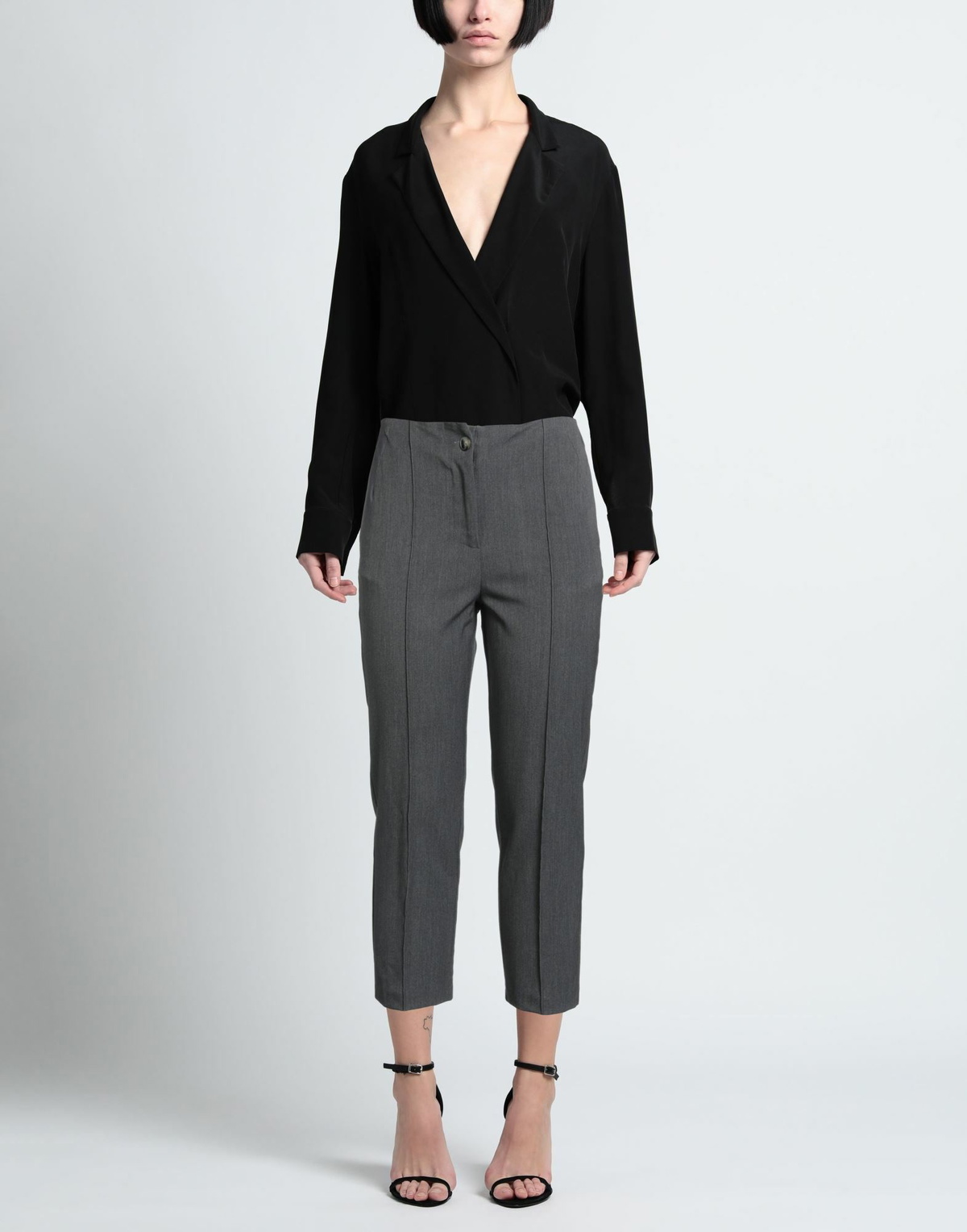 Alessia Santi Womens Pants Charcoal