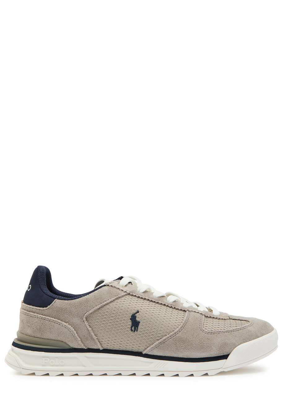 Polo Ralph Lauren Varick Panelled Mesh Sneakers Grey