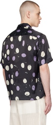 COMMAS Black Polka Dot Shirt