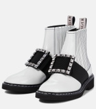 Roger Vivier Viv' Rangers brushed leather Chelsea boots