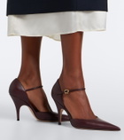 Gianvito Rossi Sofia D'Orsay leather pumps