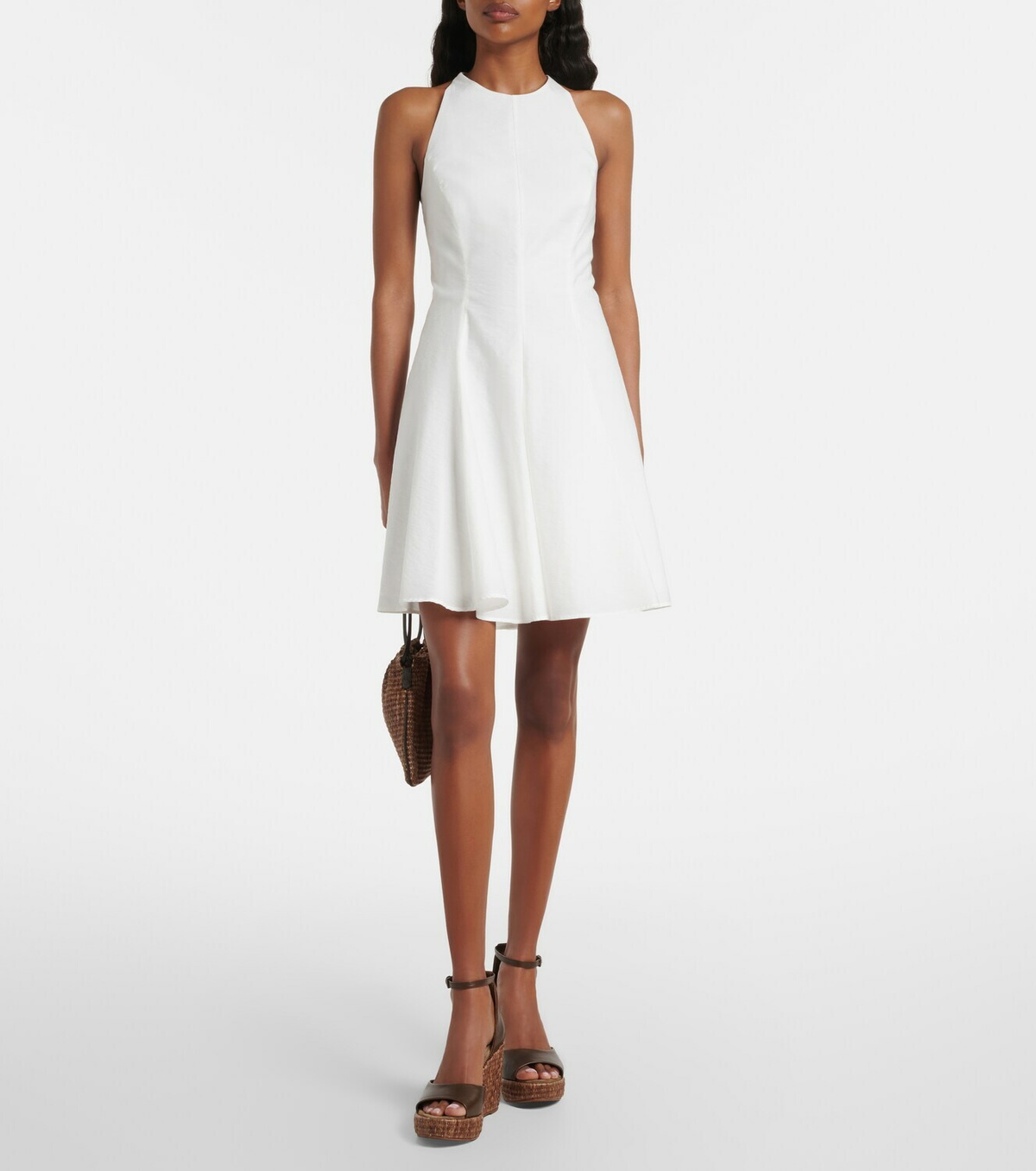 Brunello Cucinelli Cotton-blend minidress