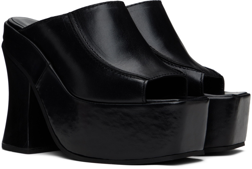 Eckhaus Latta Black Frame Mules Eckhaus Latta