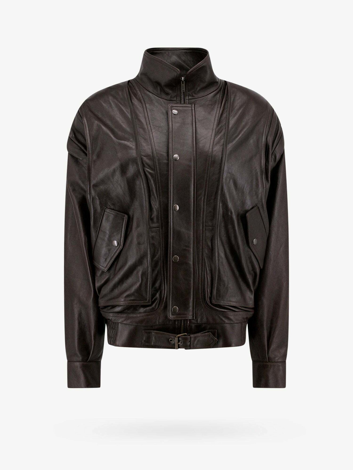 Saint laurent outlet leather jacket womens