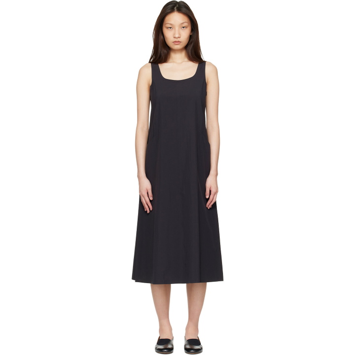 Photo: Veilance Black Cila SL Maxi Dress