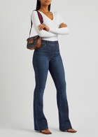 Spanx Dark Blue Flared-leg Jeans